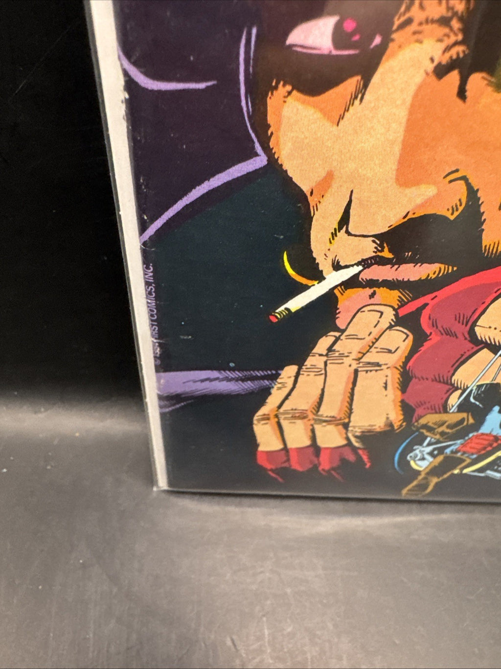 First Comics Grim Jack Shadow Cops Comic Book Back Issue #6