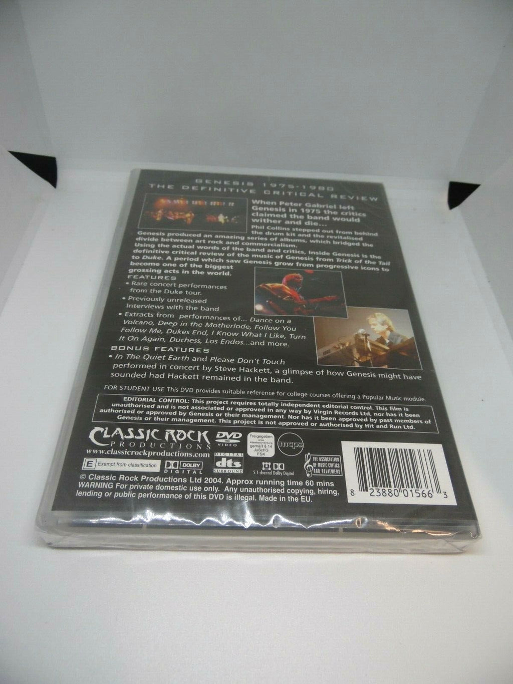 Genesis - Inside Genesis - A Critical Review 1975 To 1980 (DVD, 2004)