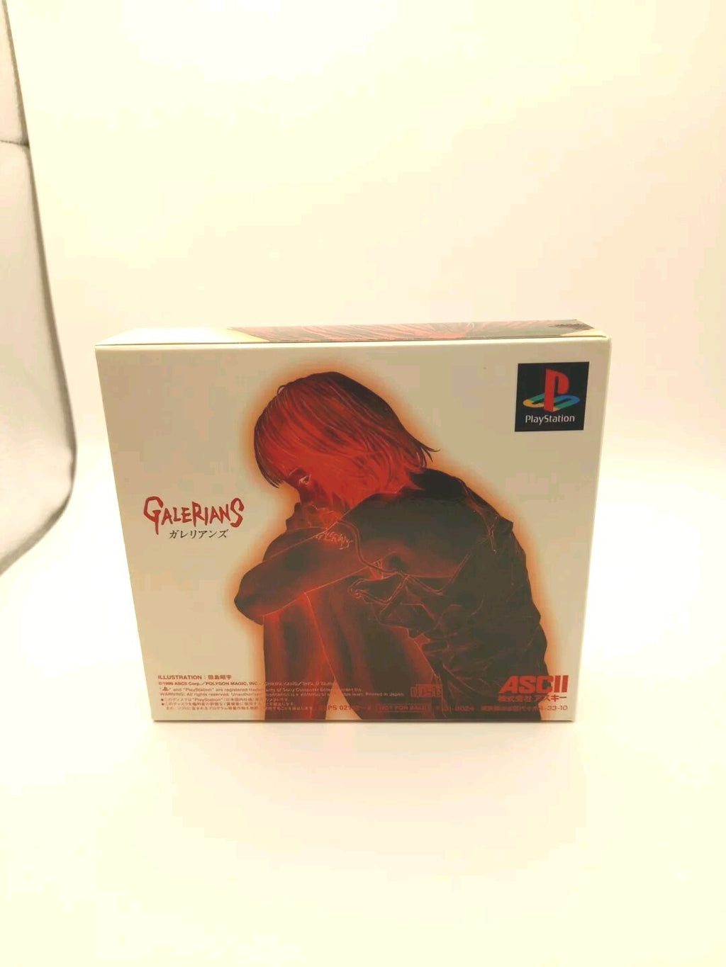 GALERIANS PS1 JAPAN NTSC-J IMPORT  LIMITED EDITION STICKERS CASE