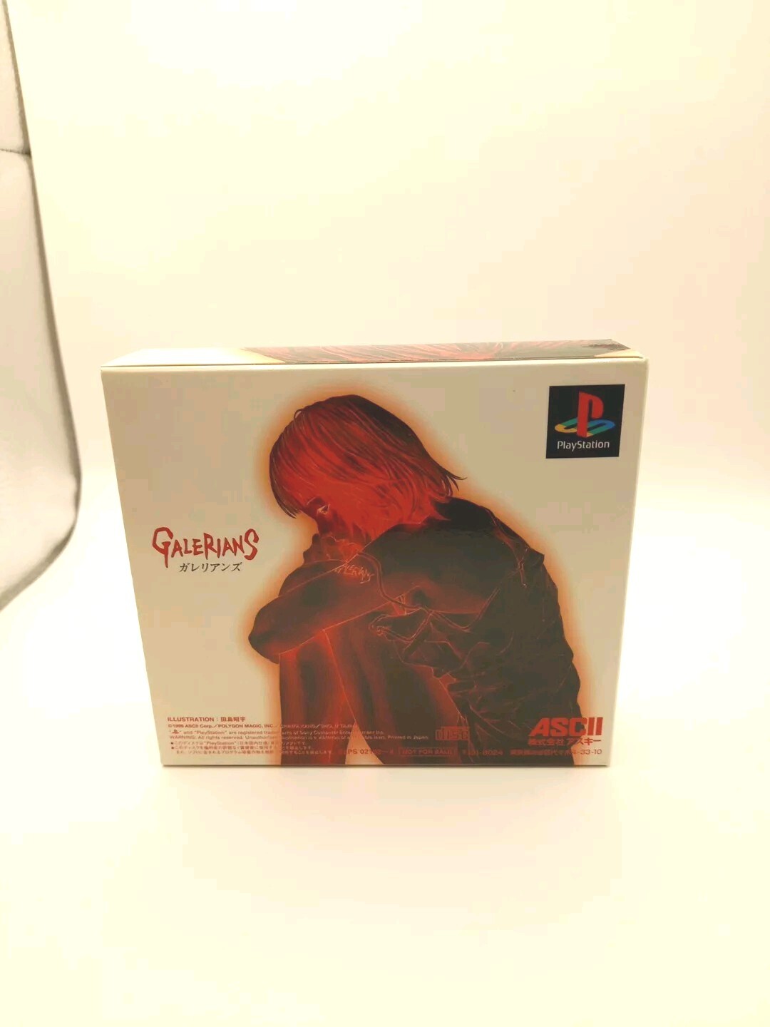 GALERIANS PS1 JAPAN NTSC-J IMPORT  LIMITED EDITION STICKERS CASE
