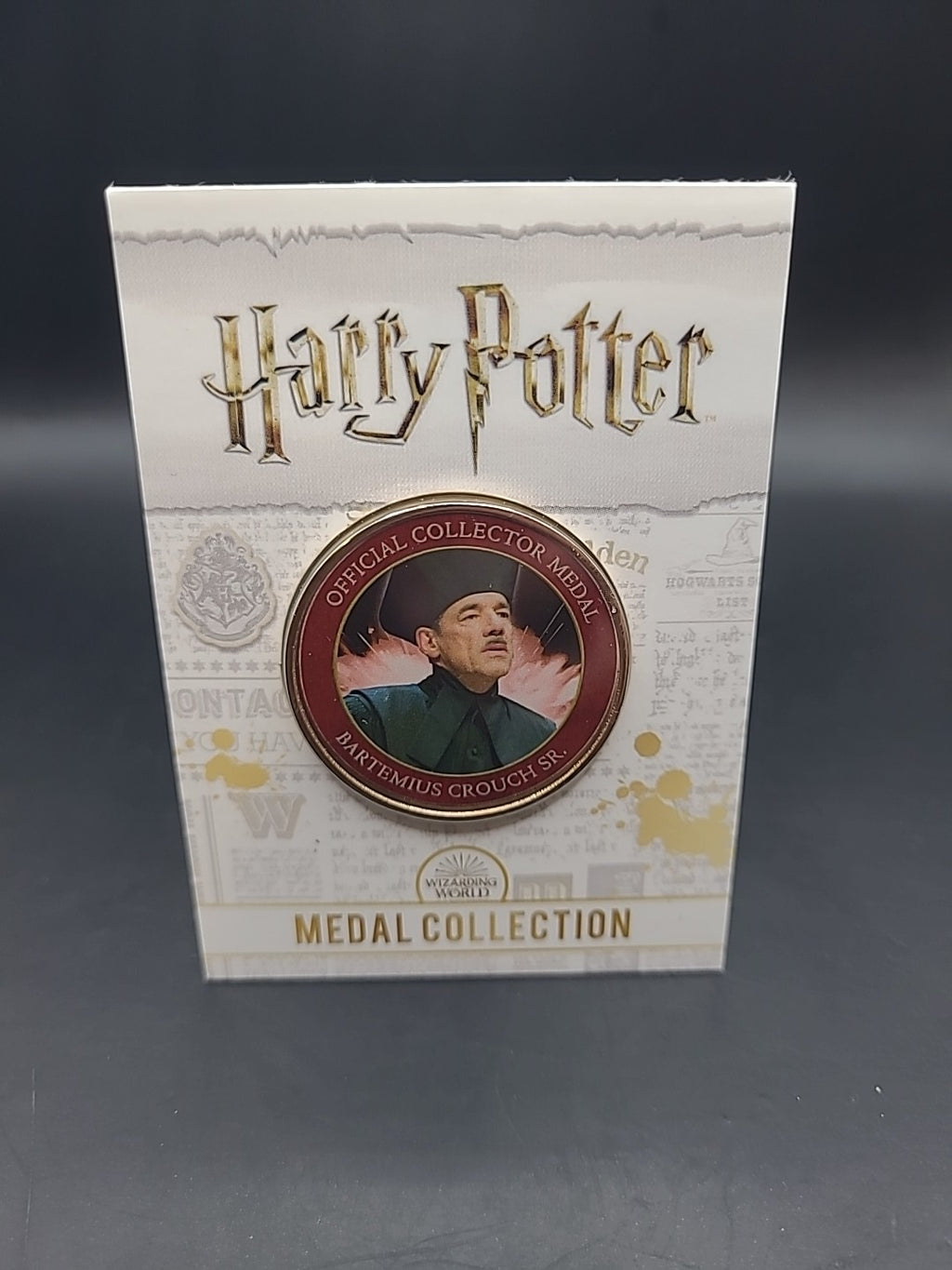 Harry Potter Medal Coin Collection - Characters - Bartemius Crouch Sr