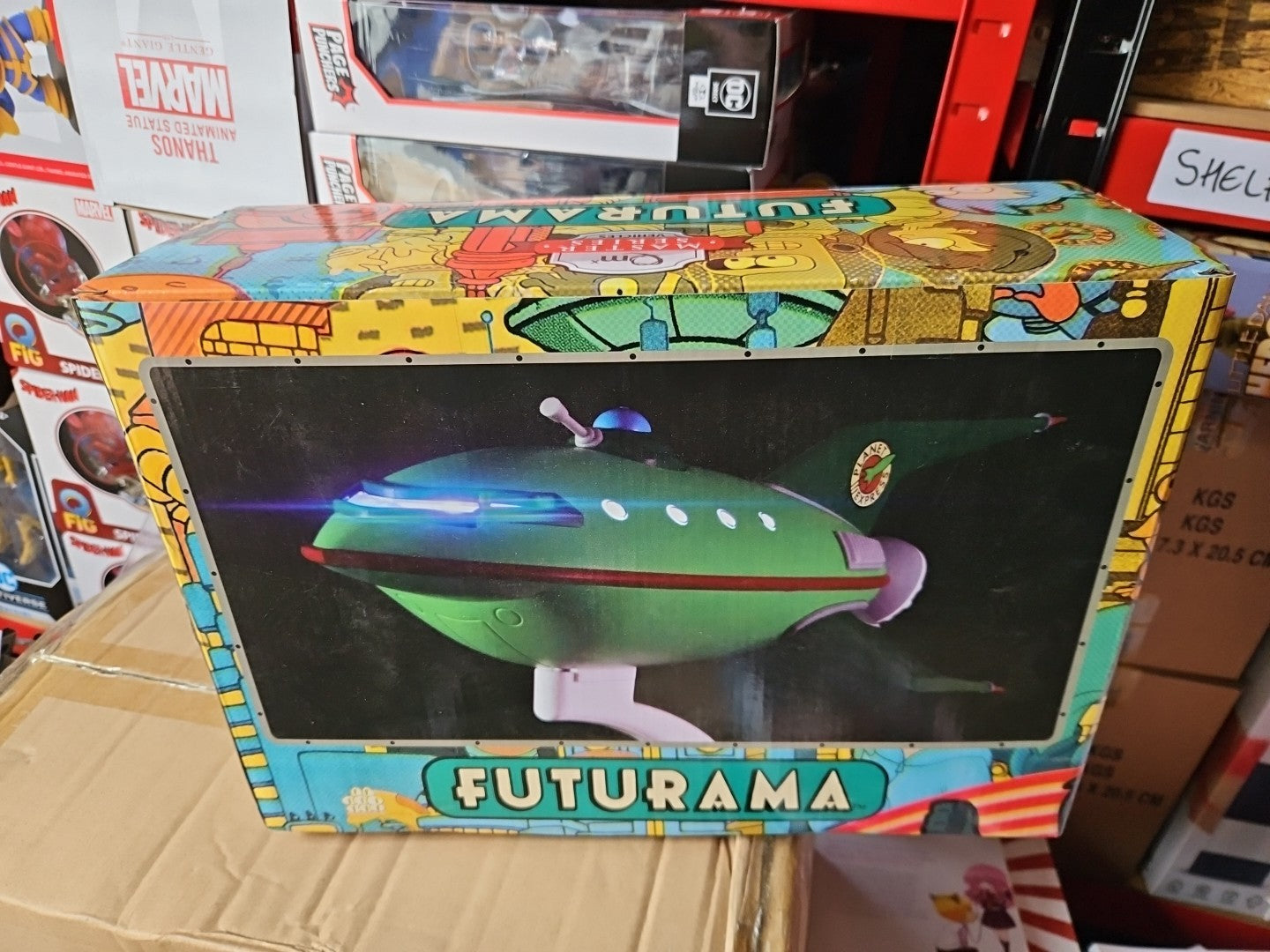 Qm Quantum Mechanics Master Series Futurama Planet Express Ship 2018 Lights Up