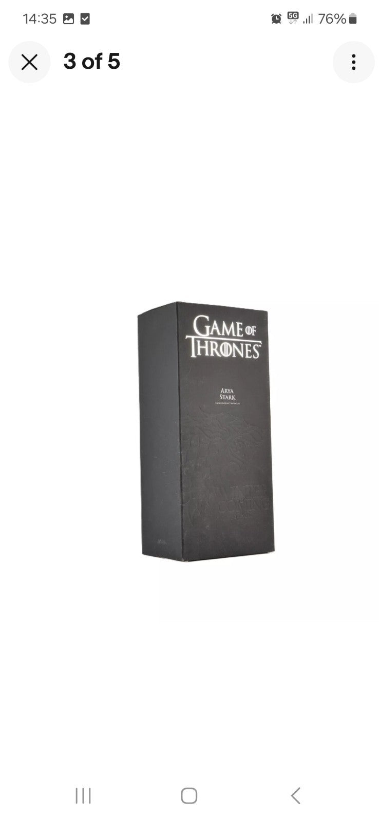 Game Of Thrones Arya Stark Season 4 1/6 Scale Figure - Threezero