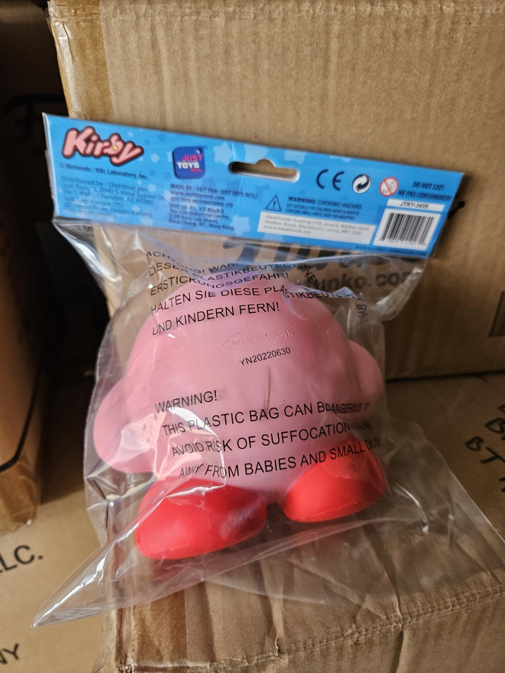 Kirby Mega Squeeze Stress Toy Mega Squishme 6" - Just Toys
