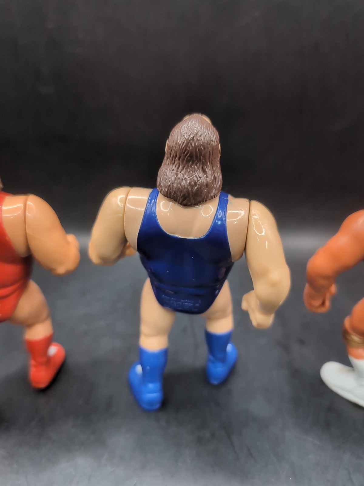 3 X WWF Hasbro Wrestling Figures Natural Disasters And Macho King