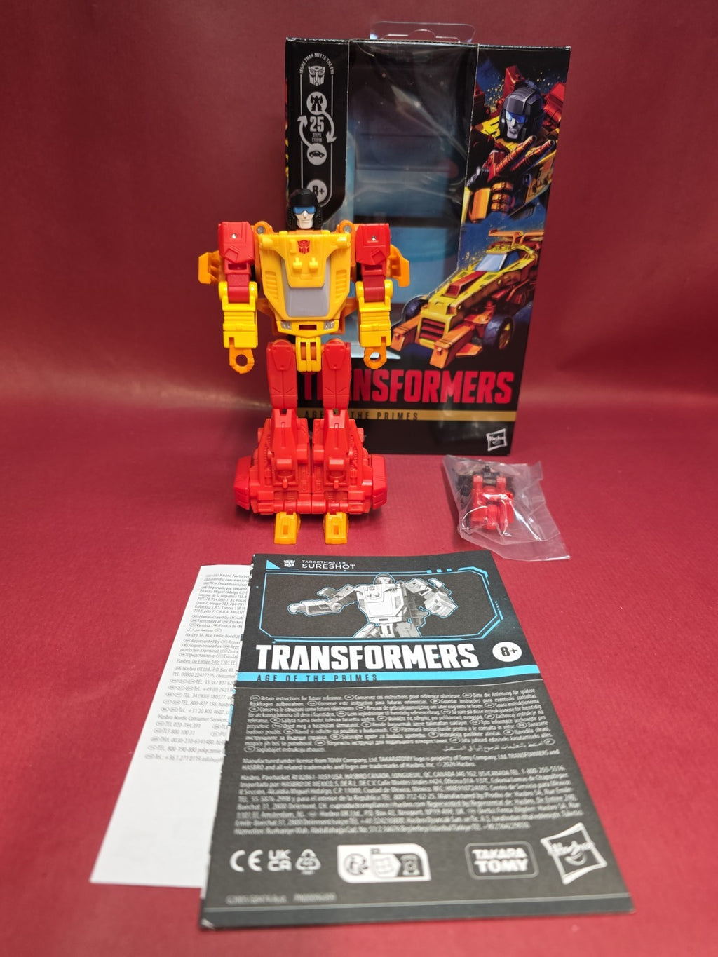 Transformers Age of the Primes Deluxe Class Targetmaster Sureshot Action Figure