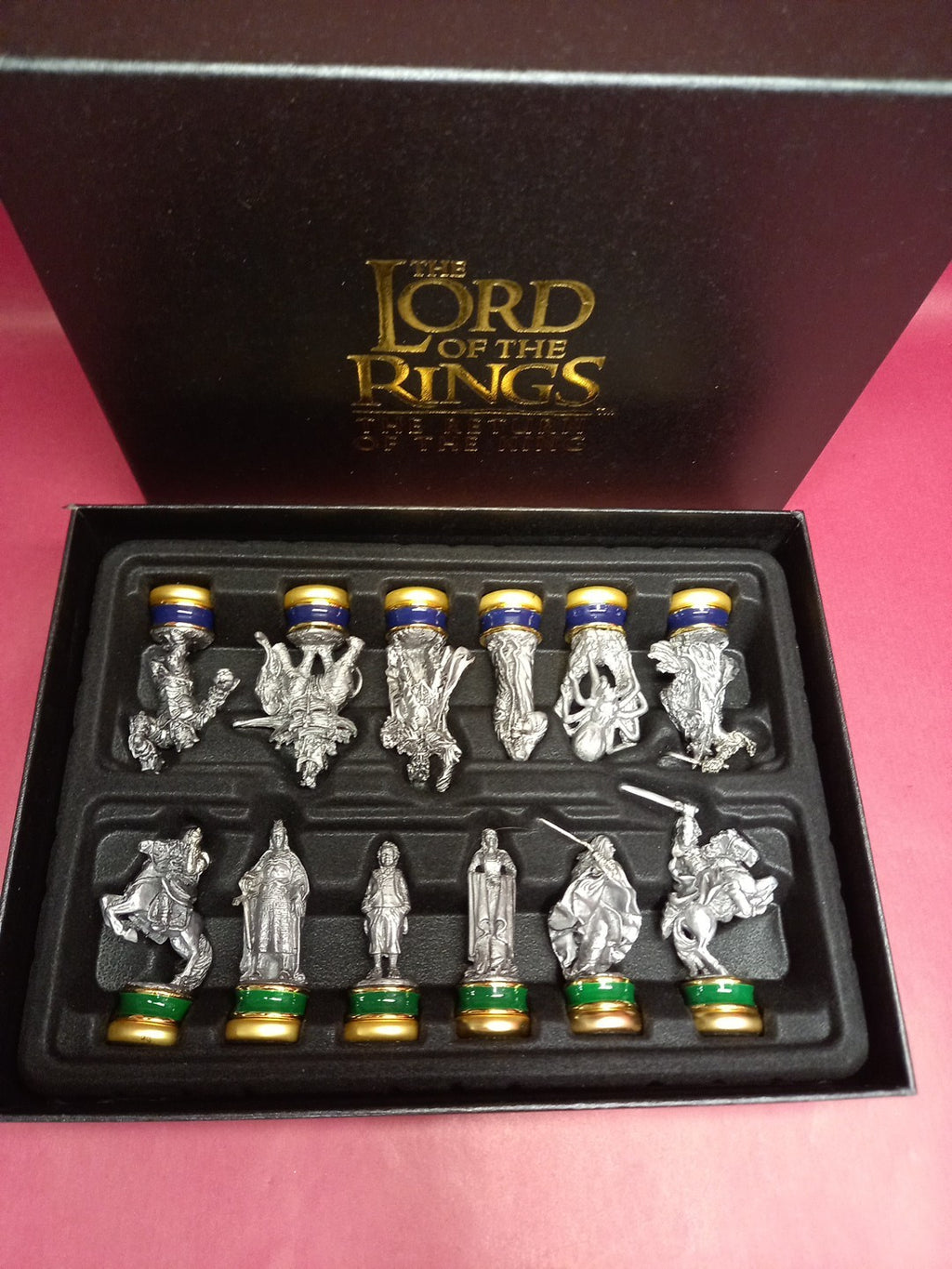 Lord of the Rings Return of the King 12 Pewter Chess Pieces The Noble Collection