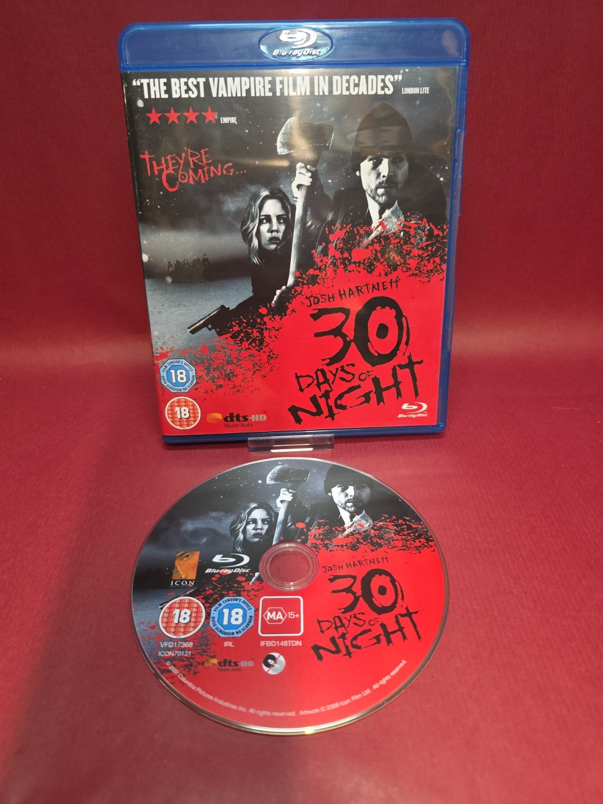 30 Days of Night Blu-Ray (2008) Josh Hartnett, Slade (DIR) 