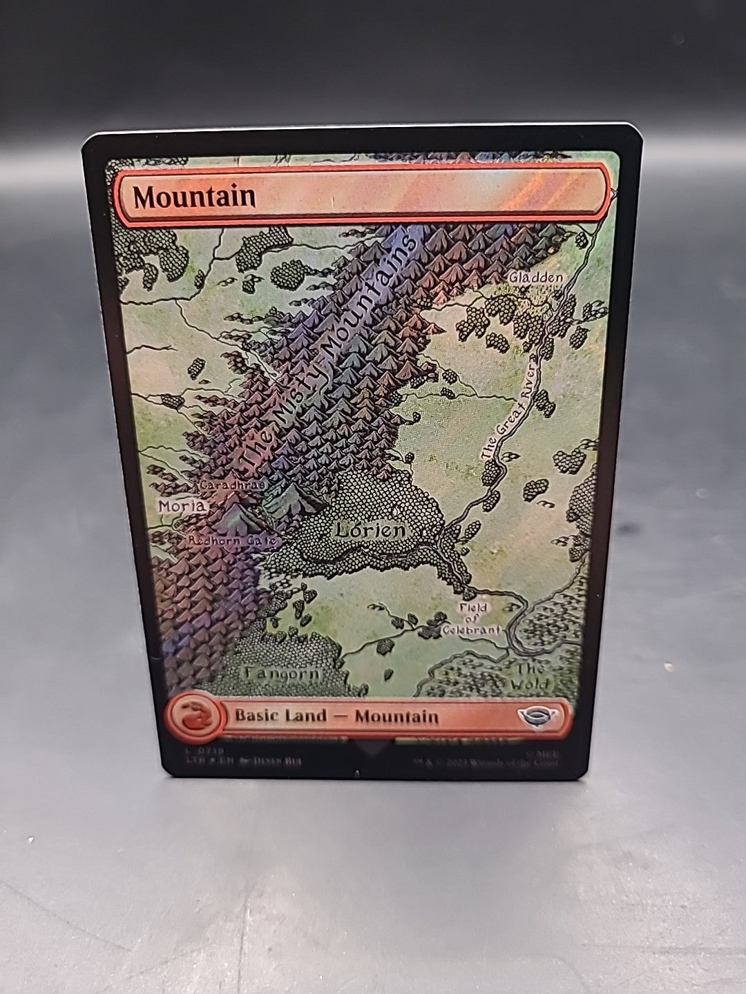 MTG Mountain (0719) (Surge Foil) The Lord of the Rings