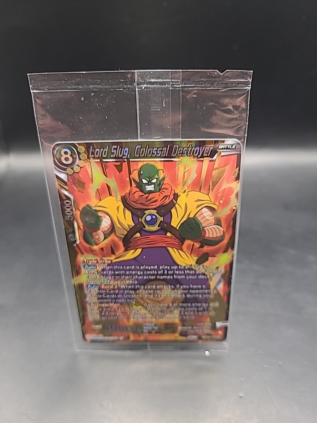 Lord Slug, Colossal Destroyer BT19-112 SR FOIL DBS Fighter's Ambition - Sealed