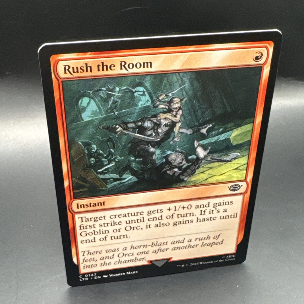 MTG Rush the Room (Foil) Lord of the Rings C0147 + 1 Regular Card