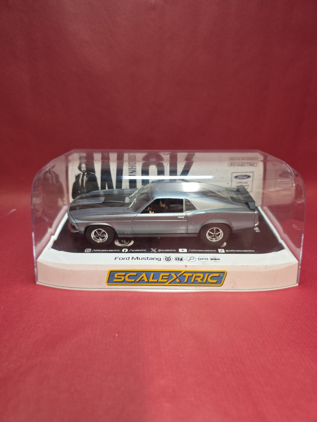  Scalextric C4497 John Wick Ford Mustang BOSS 429 1969 New And Sealed