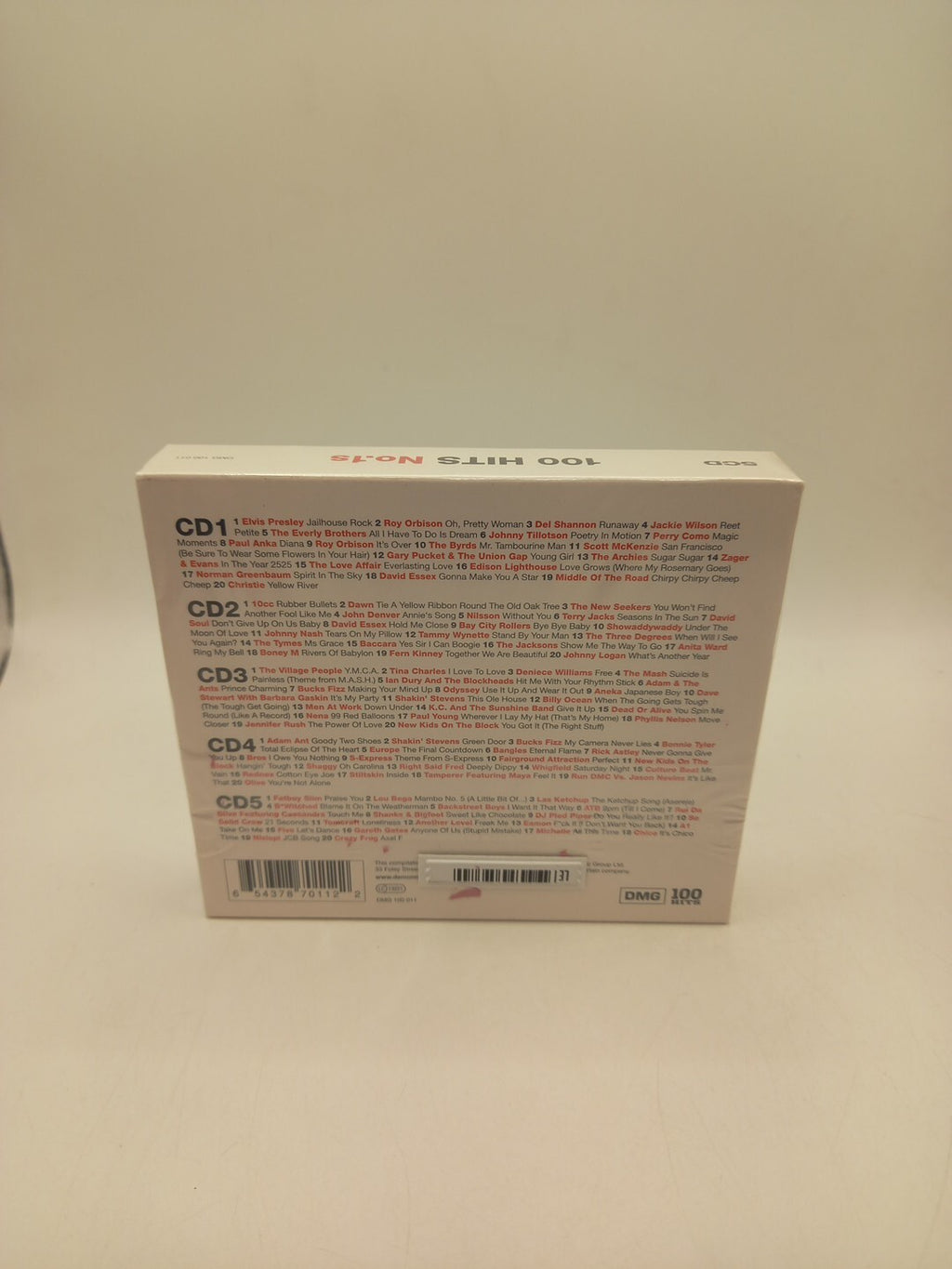 100 Hits No 1's: 5CD Boxset - New And Sealed