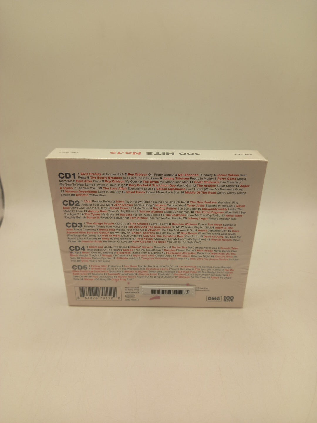 100 Hits No 1's: 5CD Boxset - New And Sealed