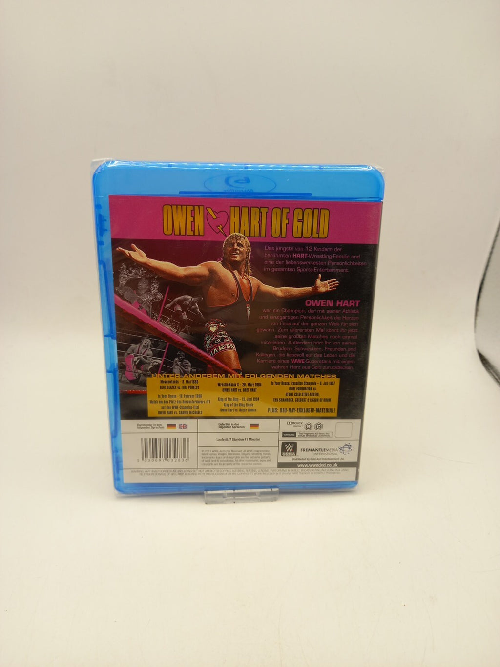 WWE - Owen - Hart of Gold (Blu-ray, 2015) - New And Sealed