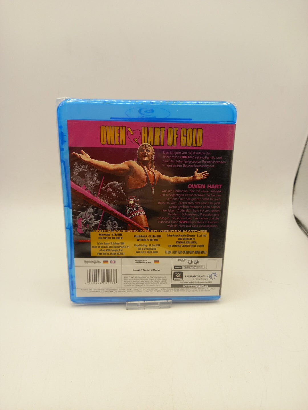 WWE - Owen - Hart of Gold (Blu-ray, 2015) - New And Sealed
