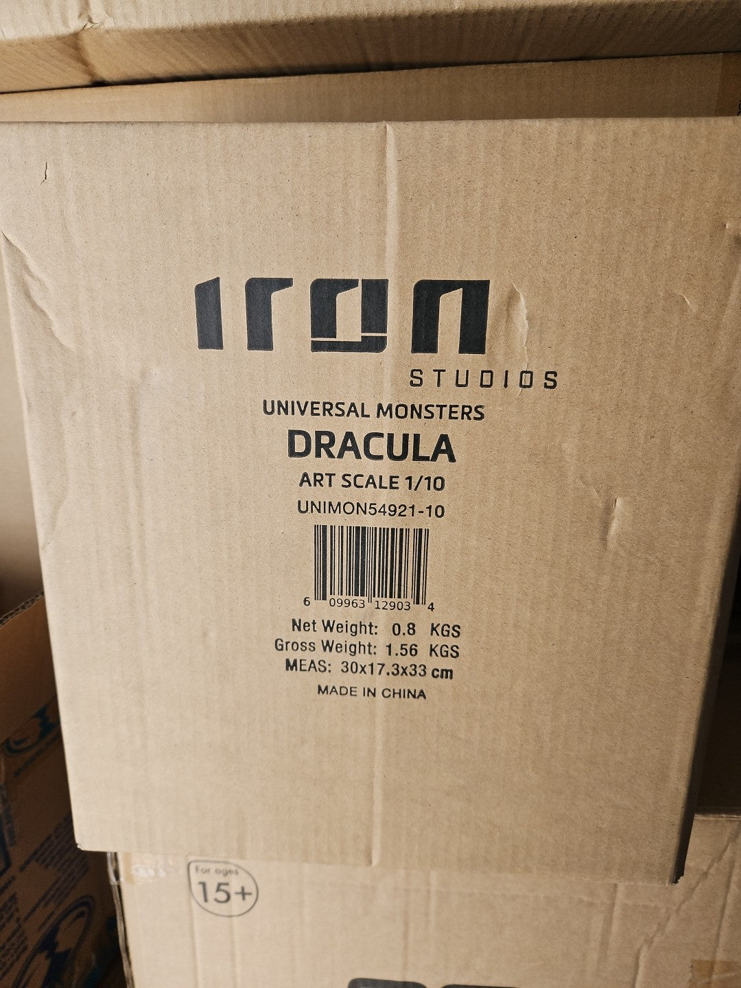 Universal Monsters Dracula 1/10 Scale Statue Iron Studios - Brand New