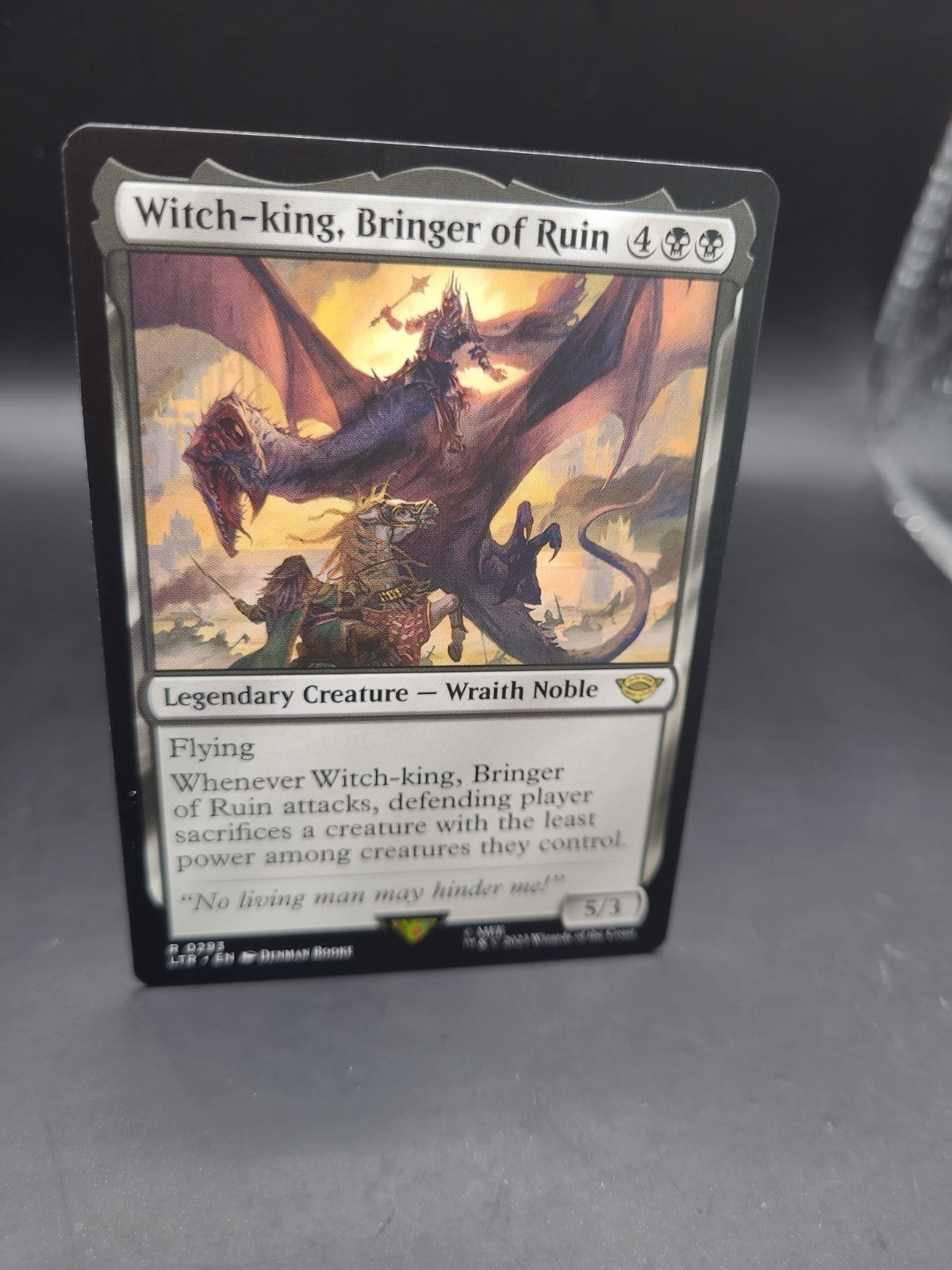 MTG Witch-King, Bringer Of Ruin 293 Rare Lord Of The Rings Card Regular