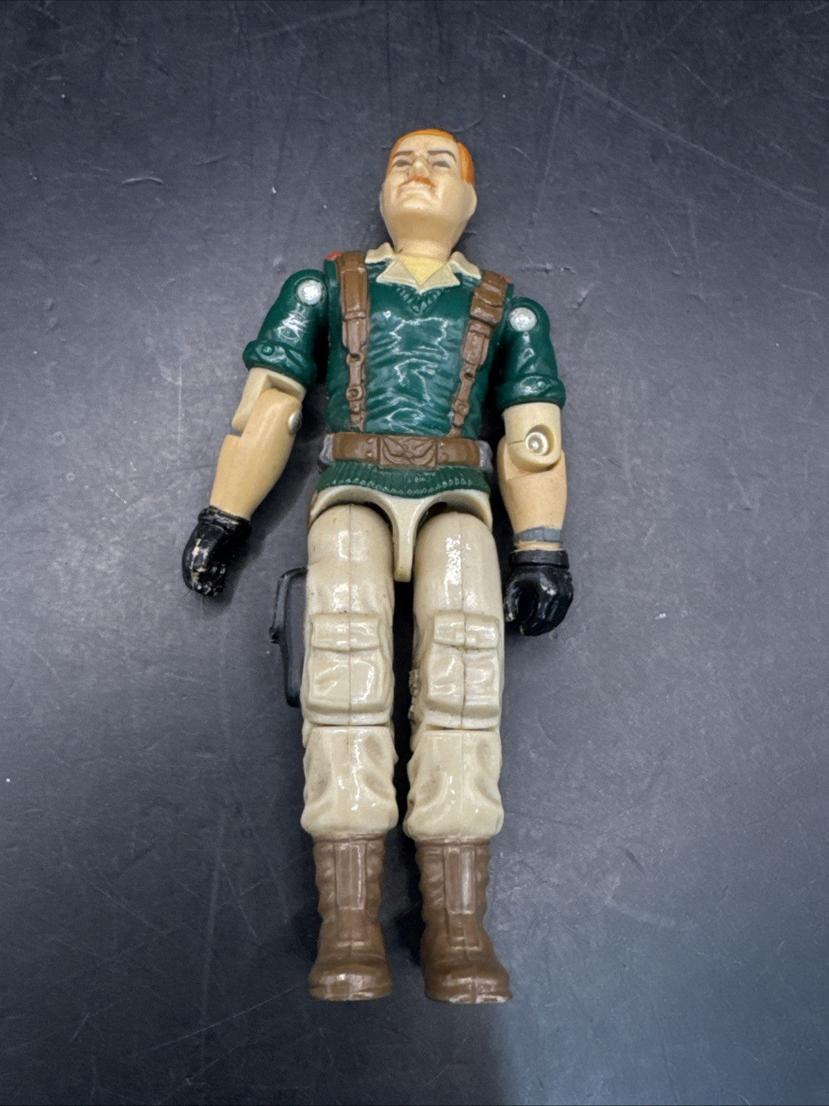 Vintage Hasbro GI Joe 1985 Crankcase Figure 4 Inches retro collectors toys