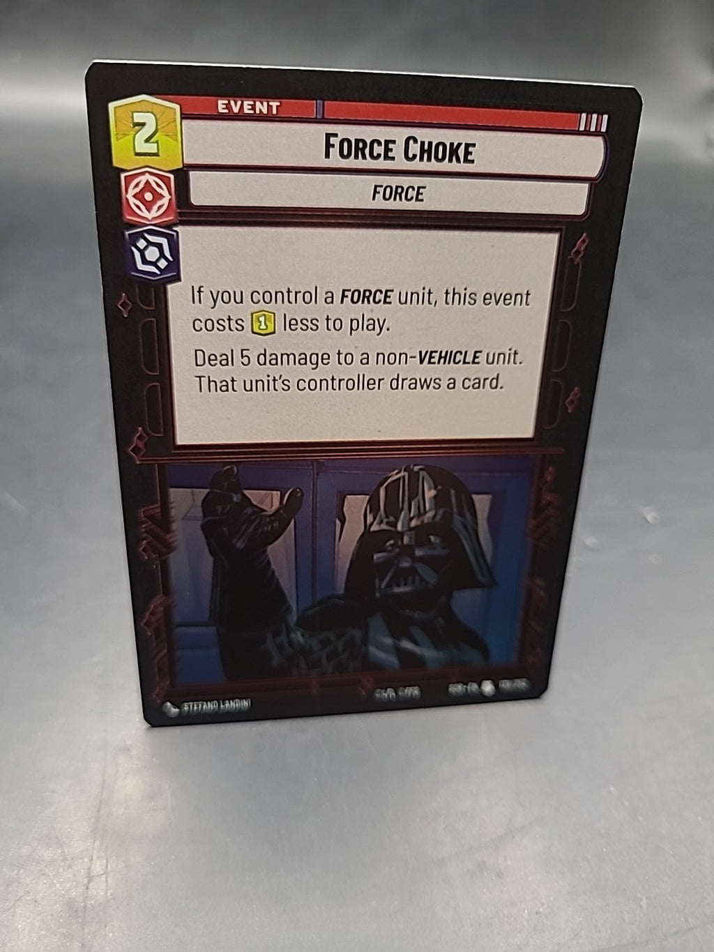 Star Wars Unlimited - Force Choke 139/252 FOIL - SOR