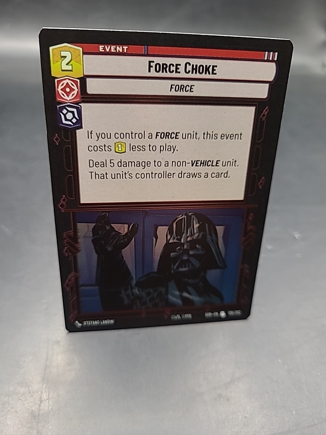 Star Wars Unlimited - Force Choke 139/252 FOIL - SOR