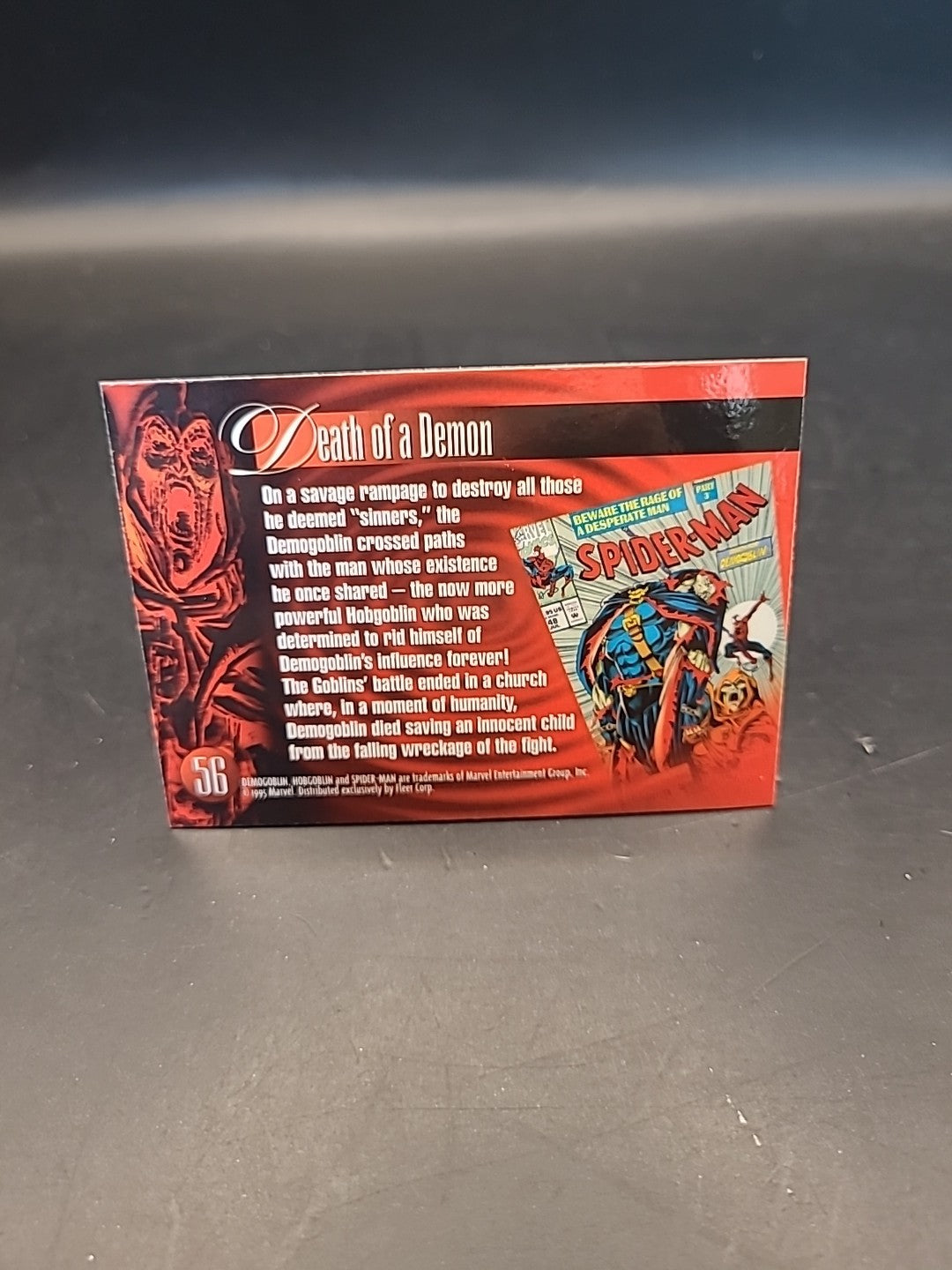 Demogoblin 1995 Flair Marvel Annual Card #56 