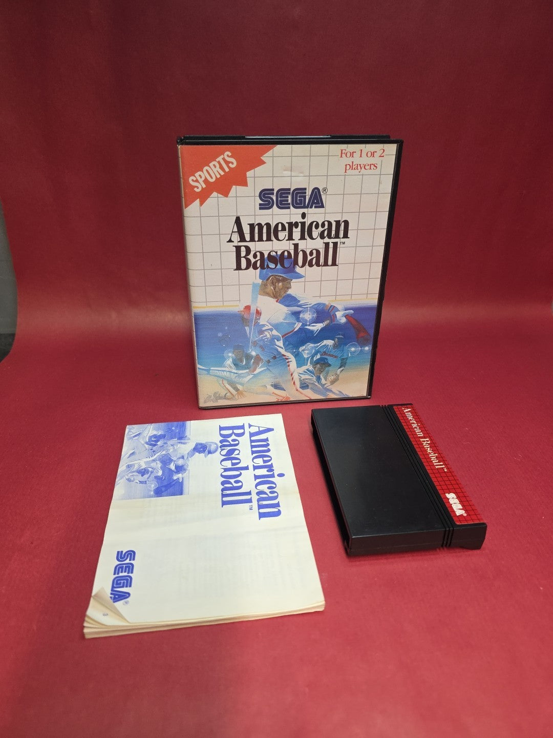 American Baseball CIB W/ Manual - Sega Master System