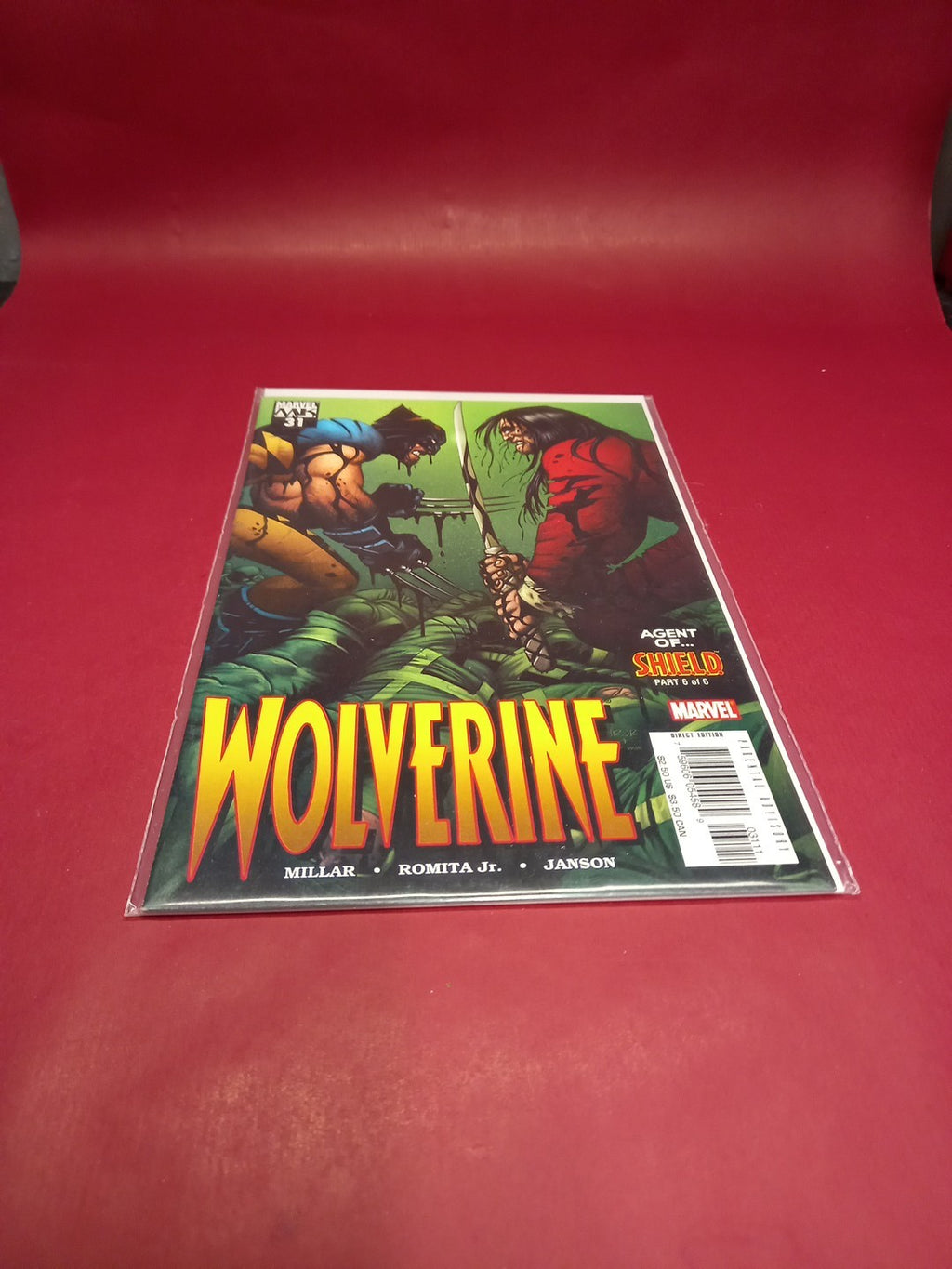 WOLVERINE # 31 (Marvel Comics 2005)  Agent Of SHIELD. Gorgon