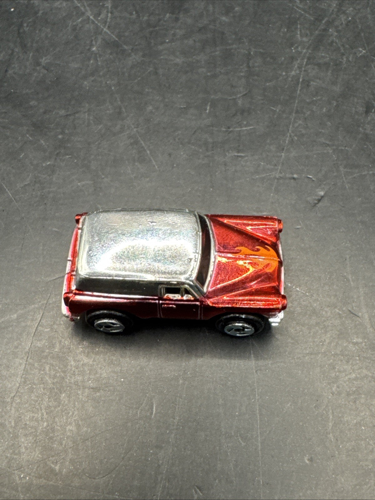 Micro Machines 53 Chevy Sedan, RARE Chrome Red, Galoob, 1989, Original.