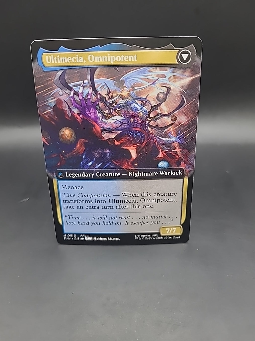 Ultimecia, Time Sorceress Omnipotent U 0513 Final Fantasy MTG Regular