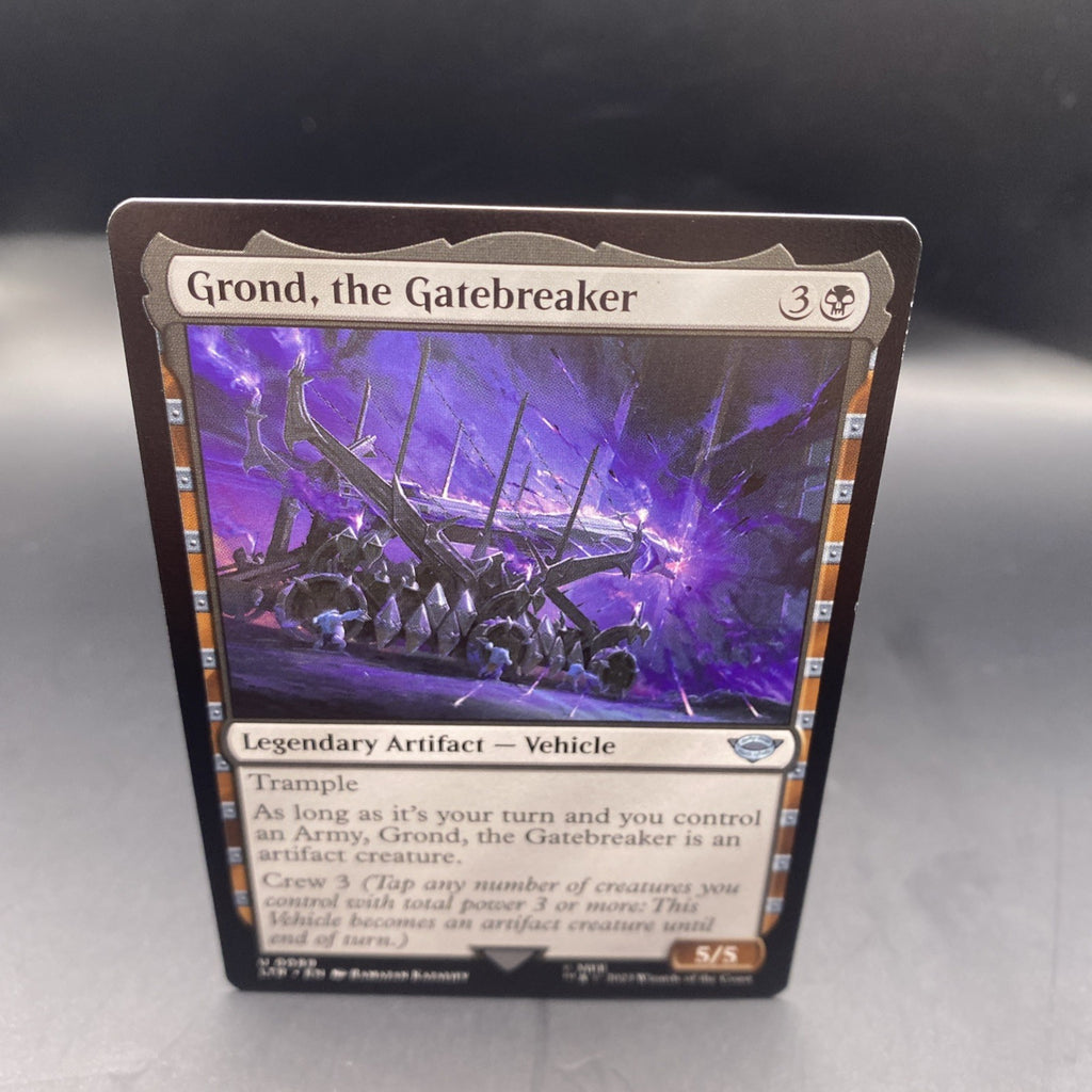 Grond, the Gatebreaker ~ FOIL ~ Lord of the Rings ~ Mtg + 1 Regular Card