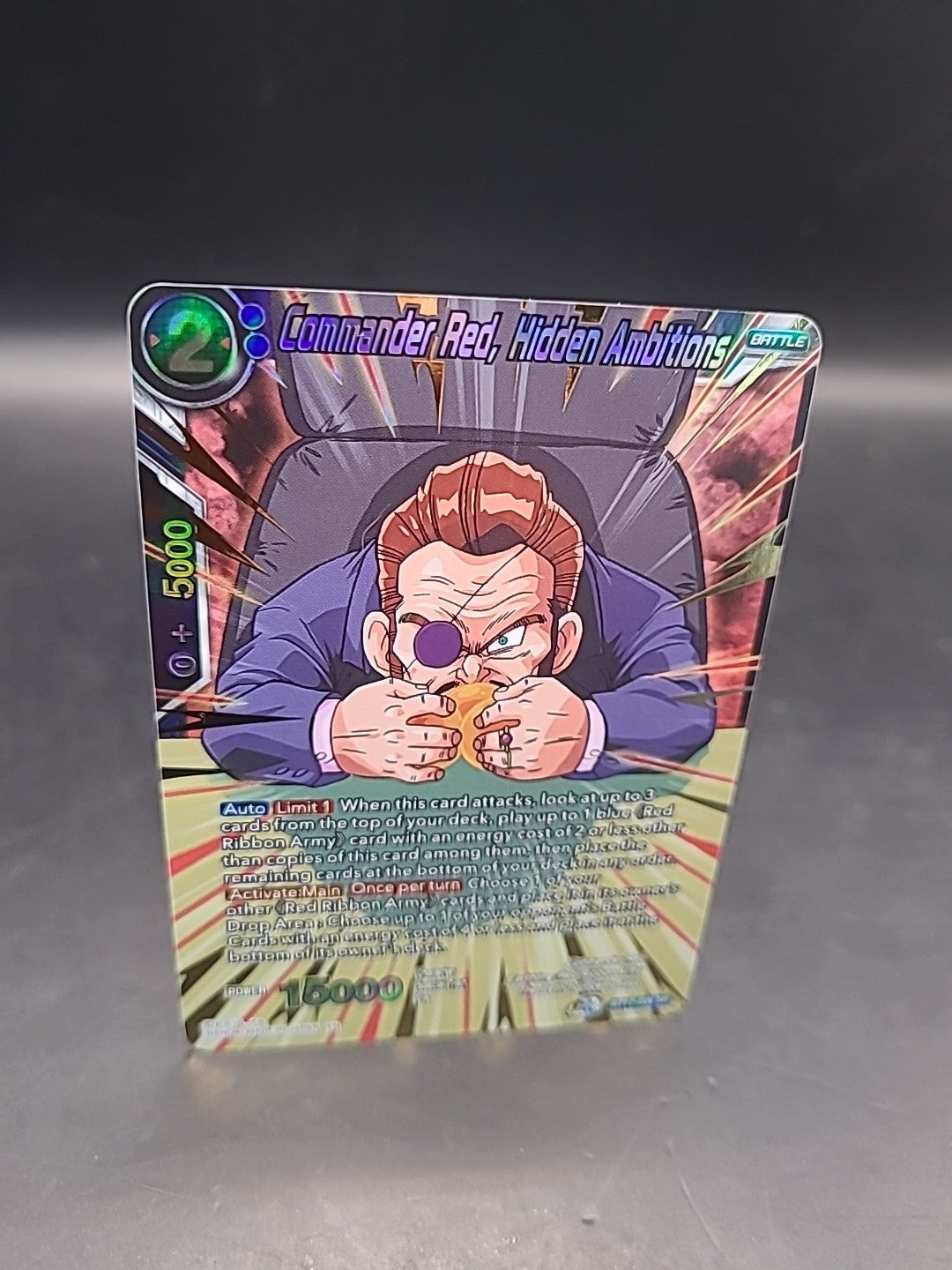 Dragon Ball Super Commander Red Hidden Ambitions Ultimate Squad BT17-036 SR Foil