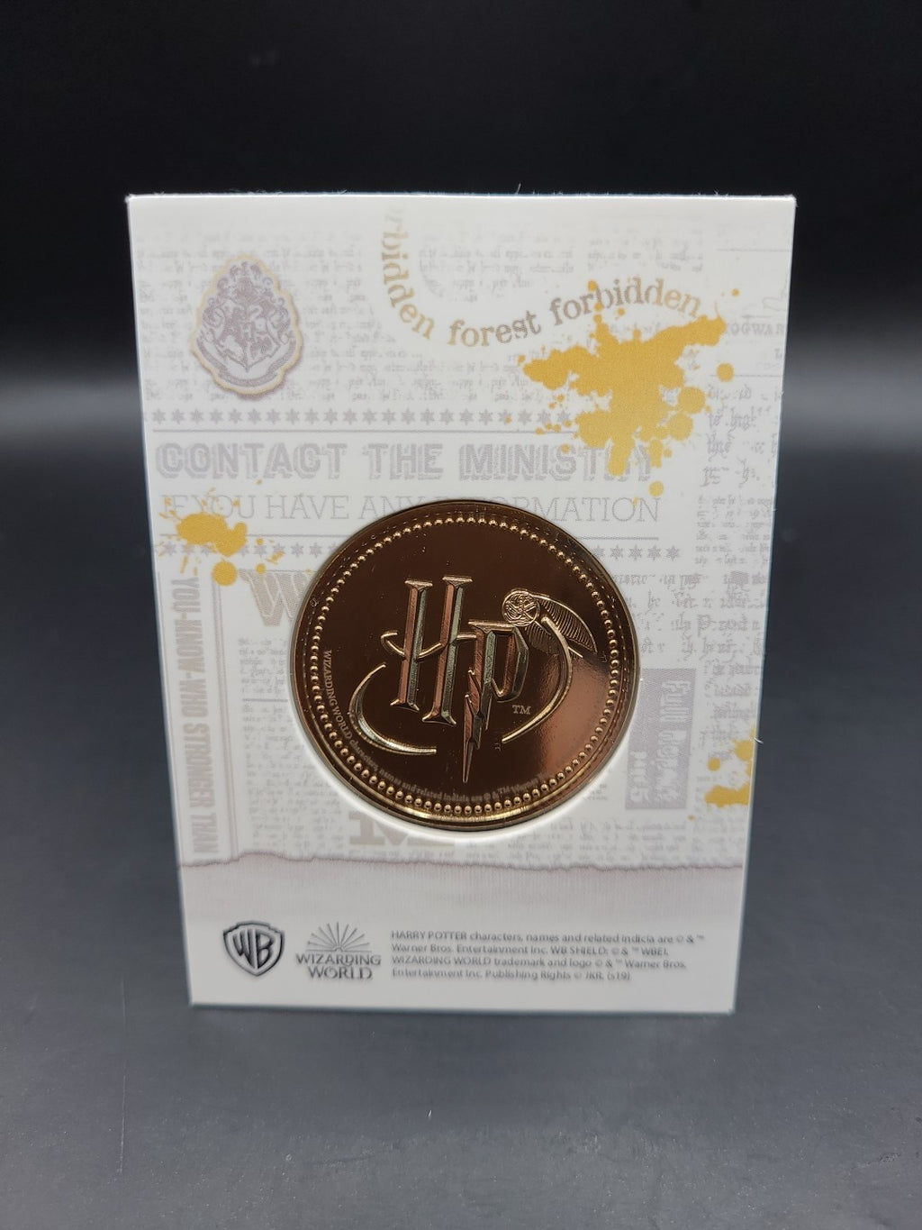 RARE HARRY POTTER MEDAL COIN GOBLET OF FIRE CEDRIC DIGGORY ROBERT PATTINSON
