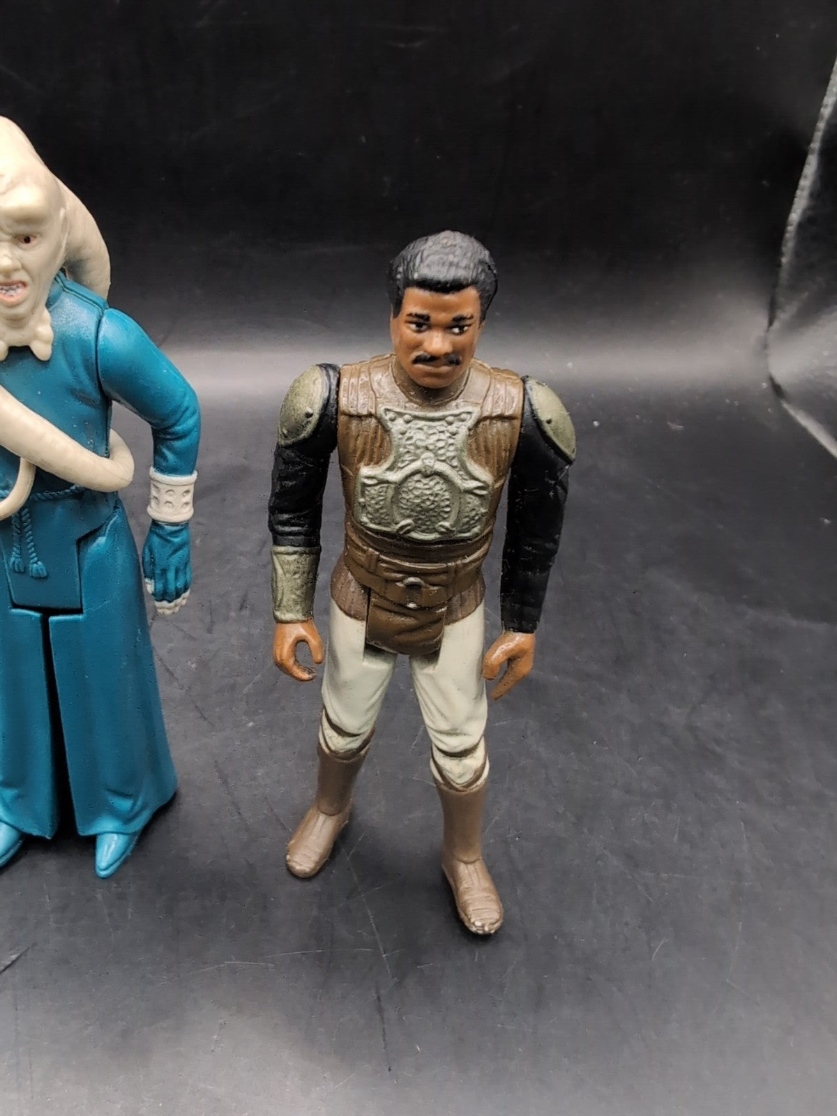 3 X Vintage Kenner Star Wars Figures Bib Fortuna, Lando Calrissian & Weequay