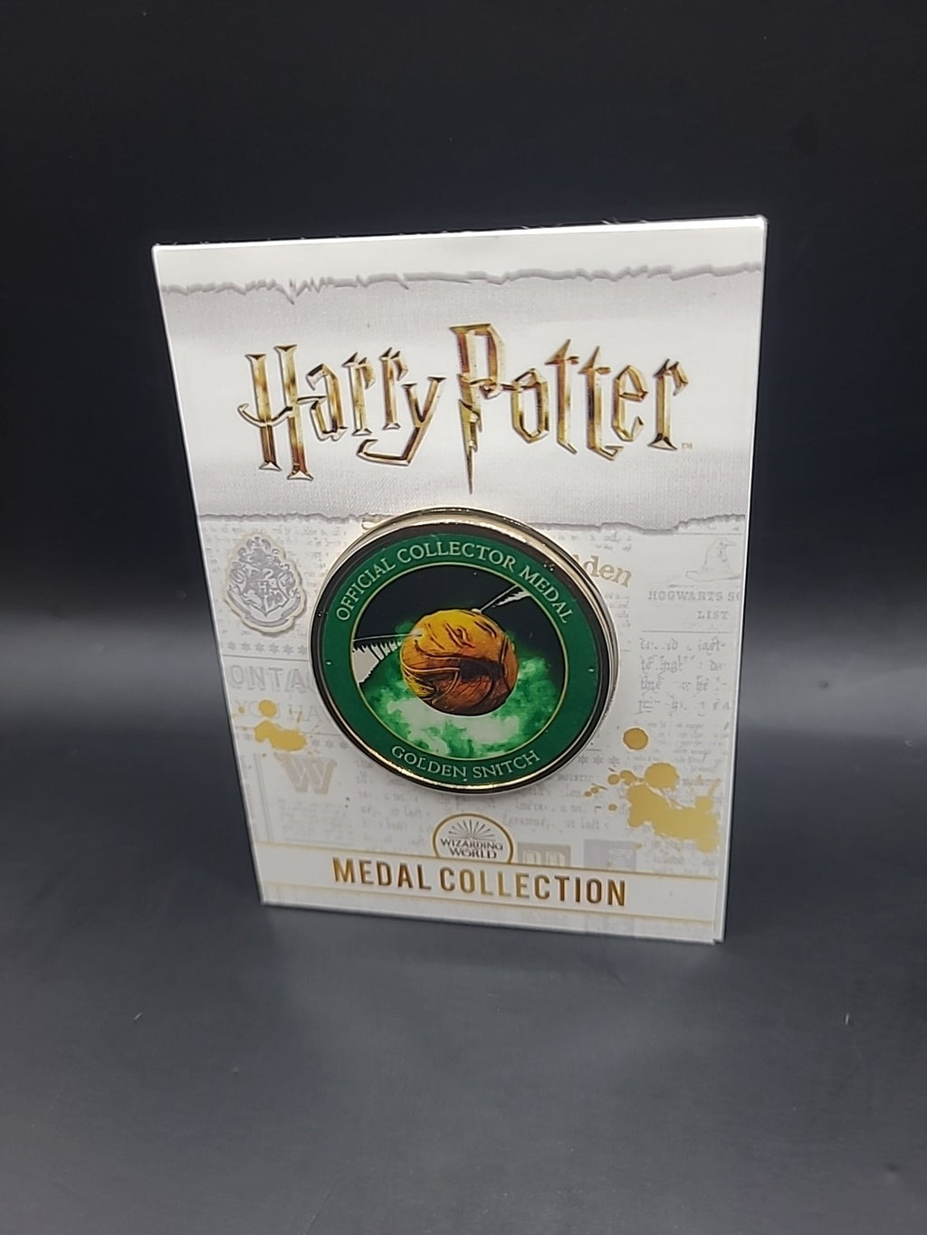 Harry Potter Medal Coin Collection - Artefacts And Spells - Golden Snitch 