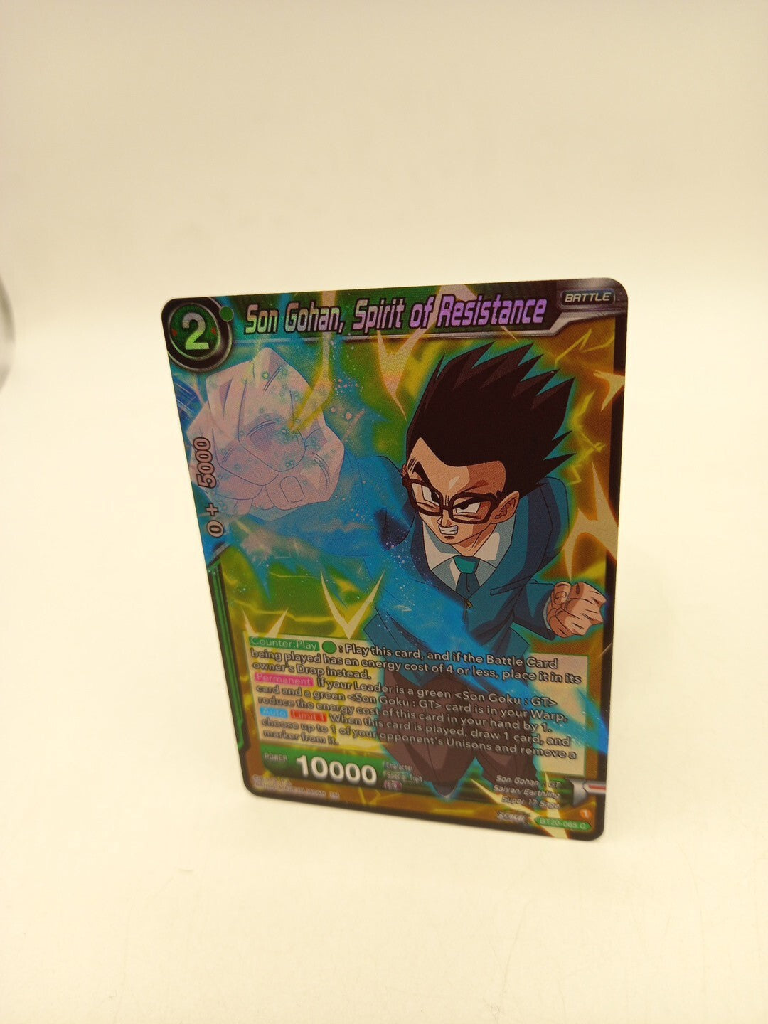 Son Gohan, Spirit Of Resistance BT20-065 C- Power Absorbed Dragon Ball Super...