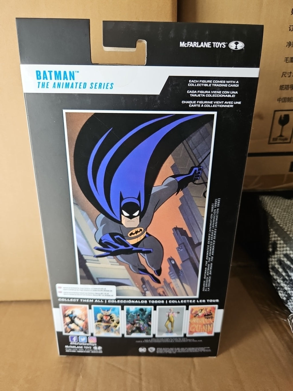 Mcfarlane DC Multiverse Batman The Animated Series Figure Black Cape Variant 