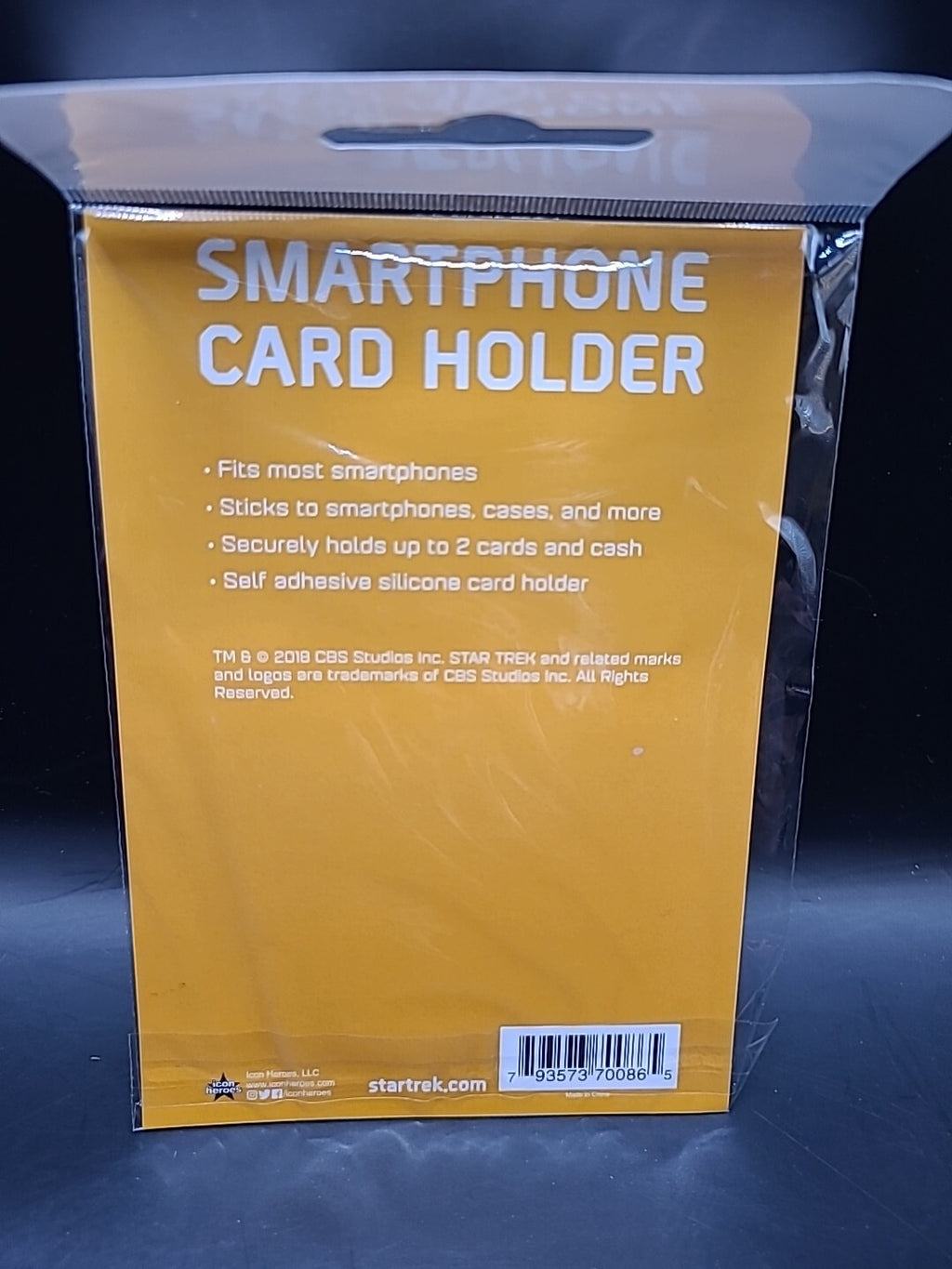 Star Trek Smartphone Card Holder Blue - Brand New & Sealed