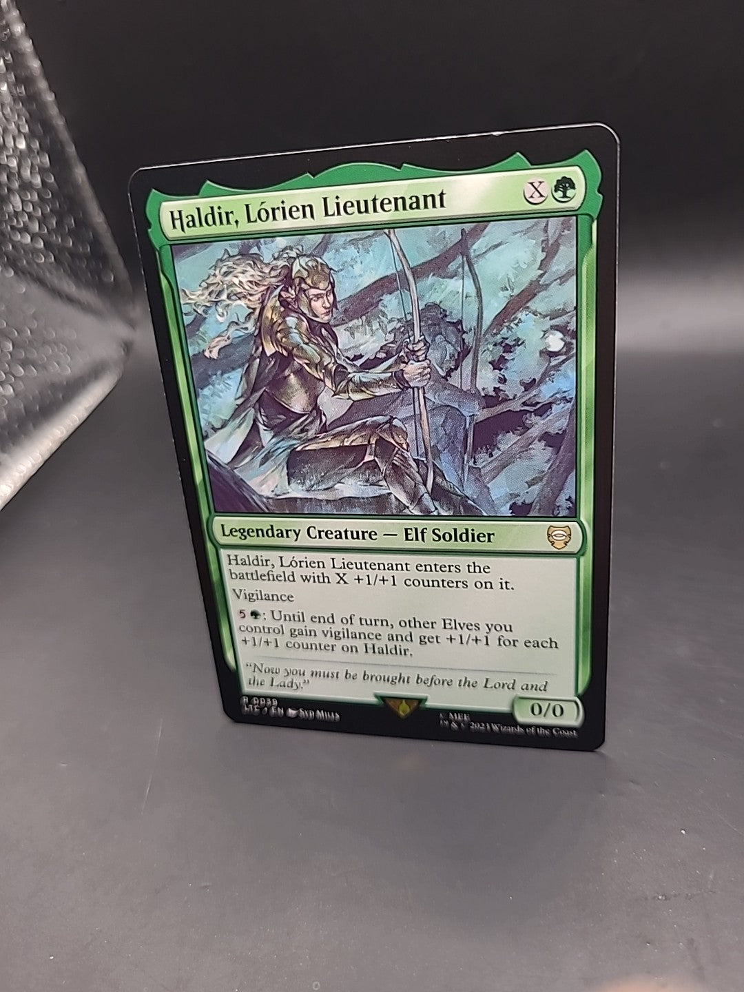 MTG - Haldir, Lorien Lieutenant - Lord of the Rings - Magic the Gathering