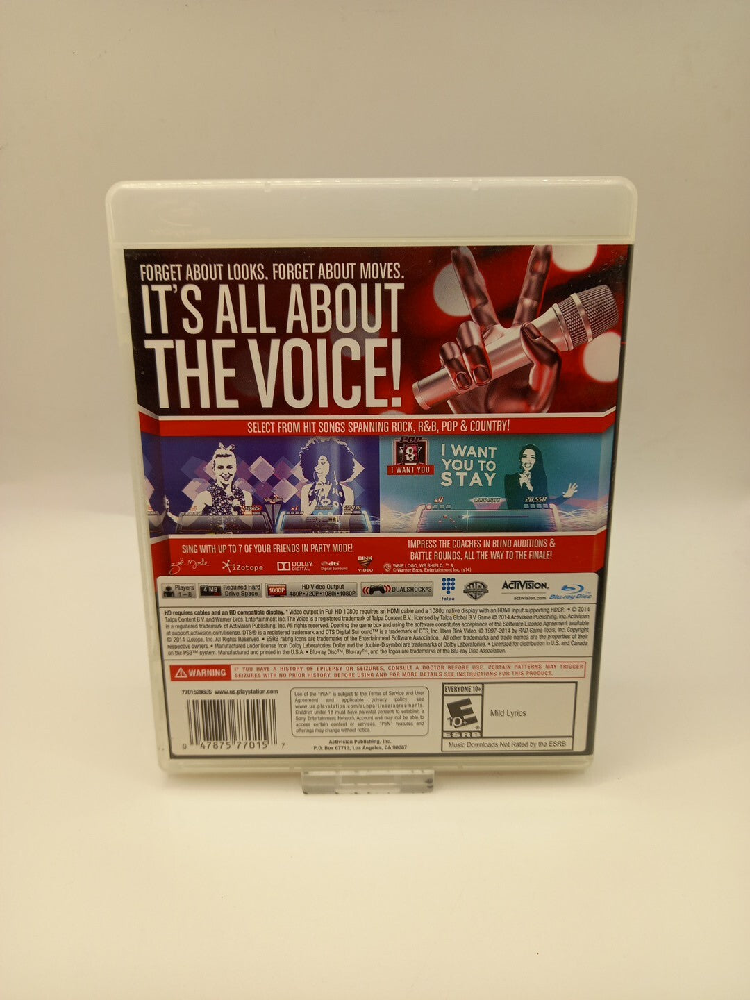 The Voice: I Want You PS3 Game - NTSC
