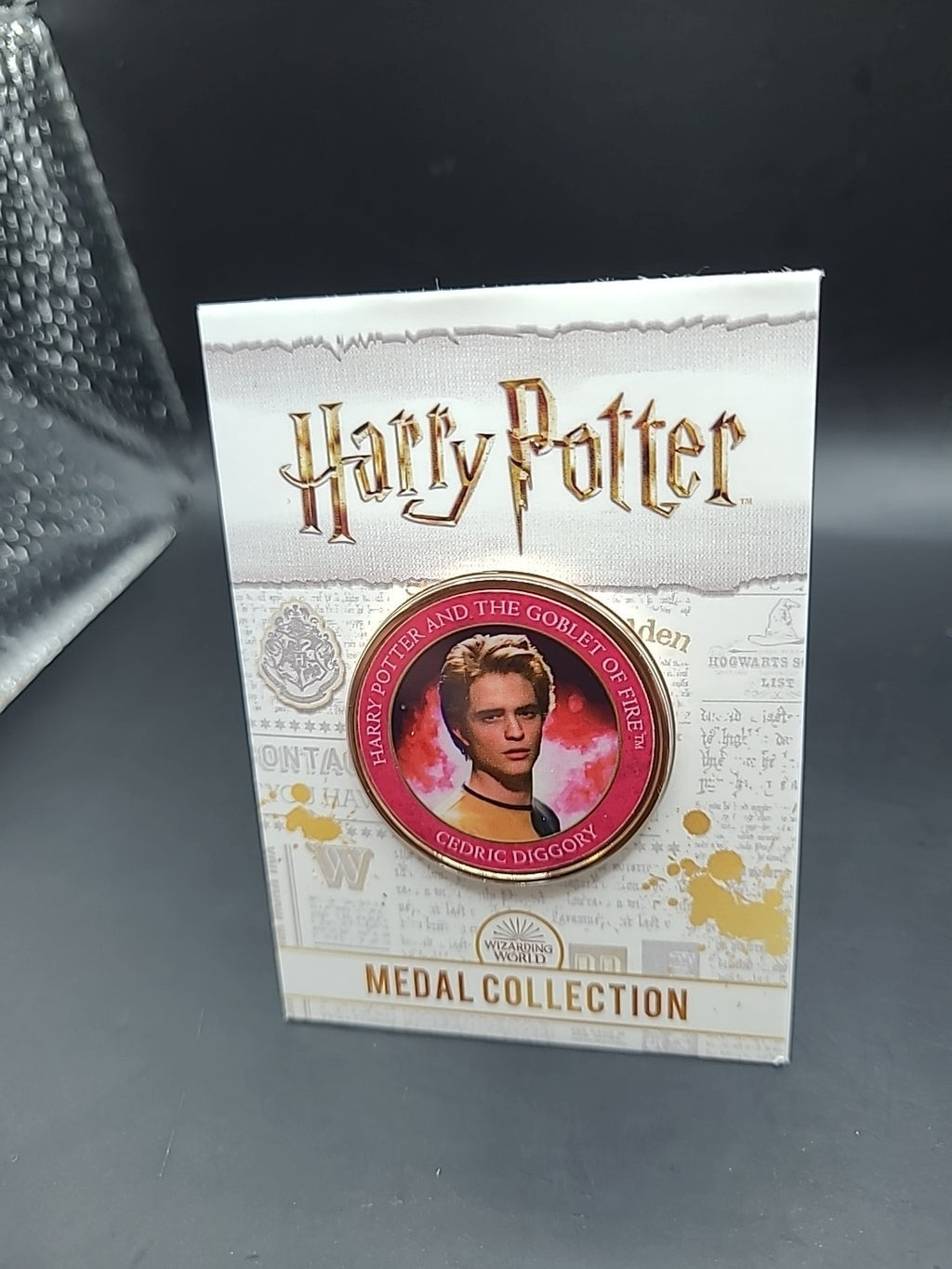 RARE HARRY POTTER MEDAL COIN GOBLET OF FIRE CEDRIC DIGGORY ROBERT PATTINSON