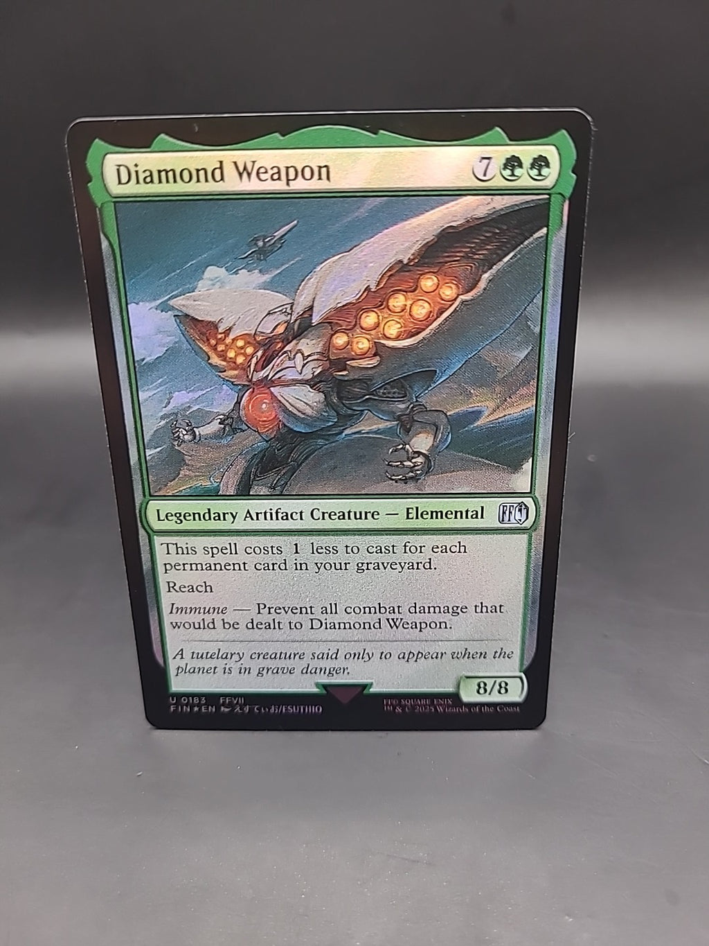 MTG Final Fantasy Foil Uncommon #0183 Diamond Weapon