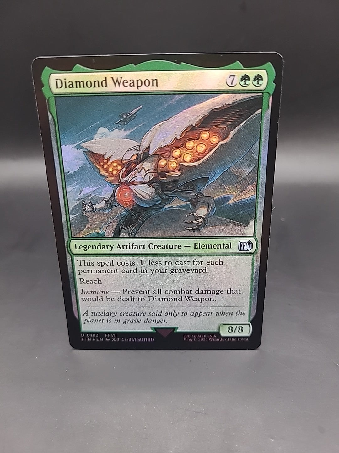 MTG Final Fantasy Foil Uncommon #0183 Diamond Weapon