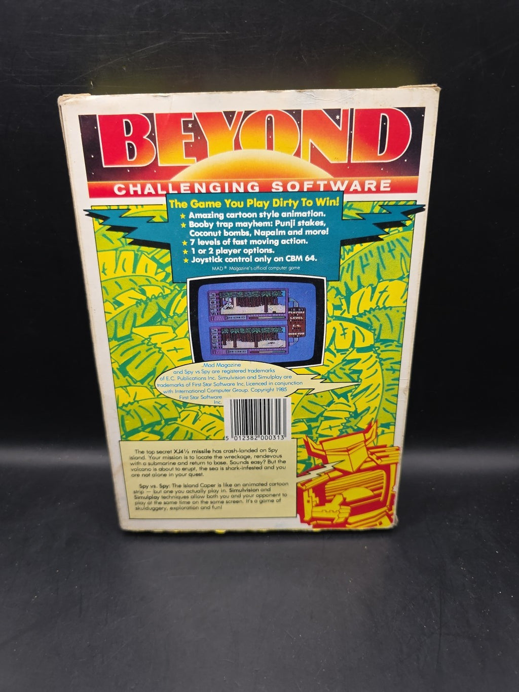 Spy vs Spy: The Island Caper Commodore 64 CIB Big Box  C64 PAL UK