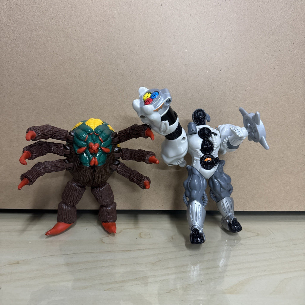 Vintage 1994 Power Rangers  Spidertron And Steamy Meanie