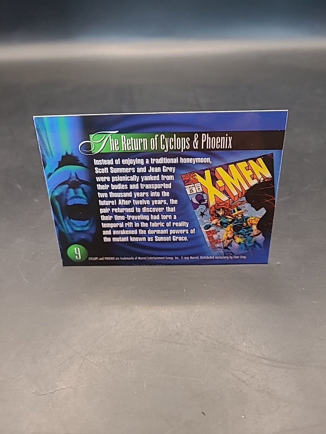 Cyclops 1995 Flair Marvel Annual Card #9 (NM)