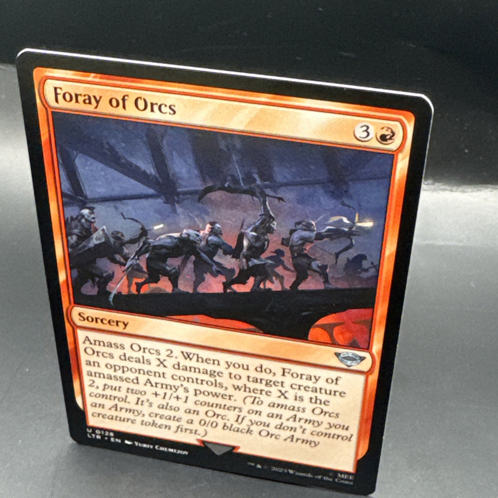 [MTG] Foray of Orcs (Foil) U0128, + 1 Regular Card
