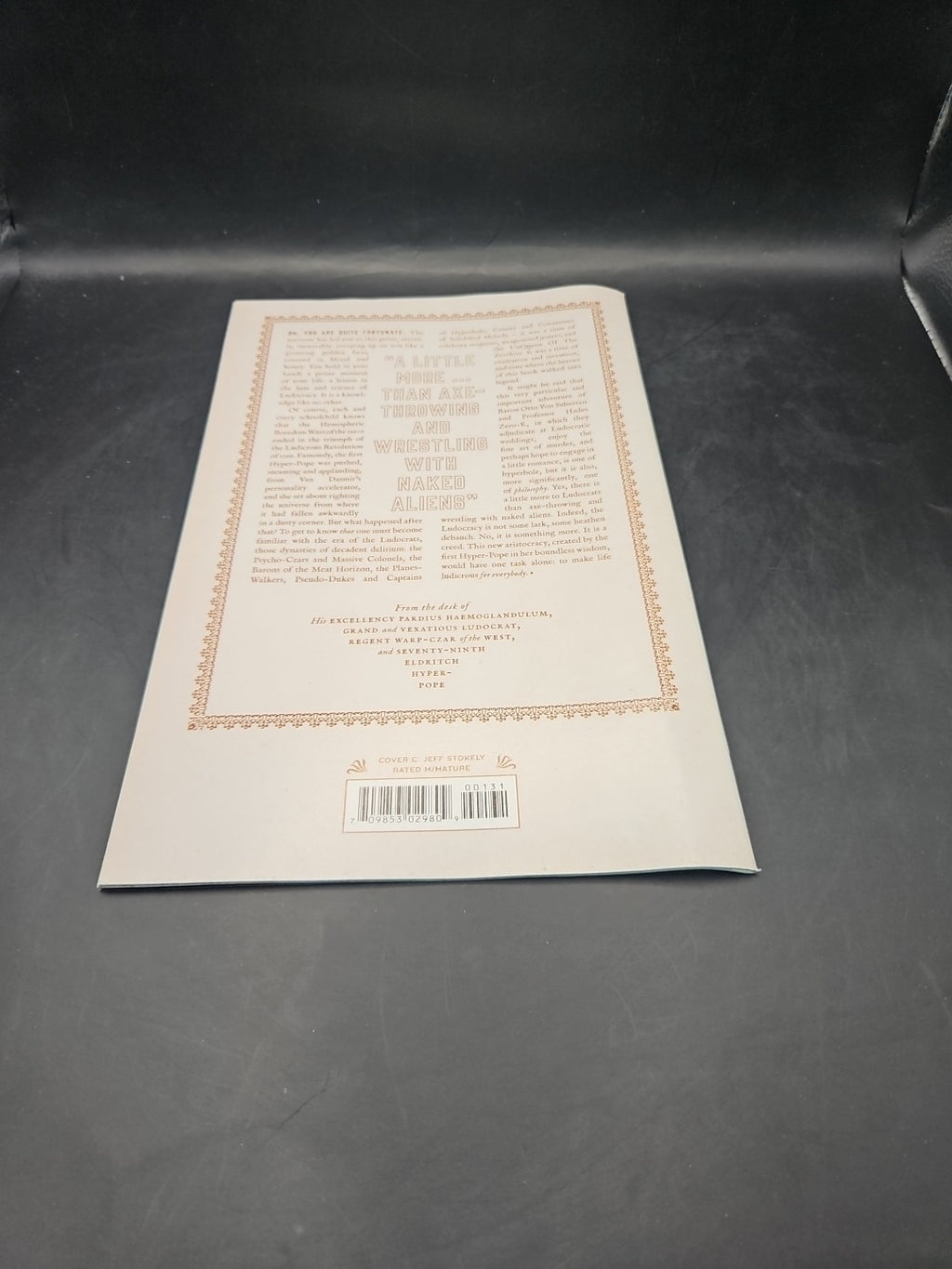 Ludocrats #1 (Of 5) Cvr C April Fools Variant Empty Bubble (2020 Image Comics)