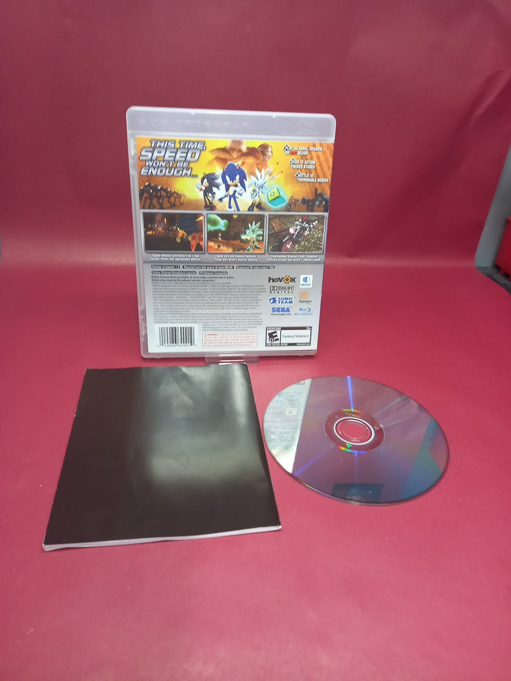 Sonic the Hedgehog (Sony PlayStation 3, 2007) - North American Version