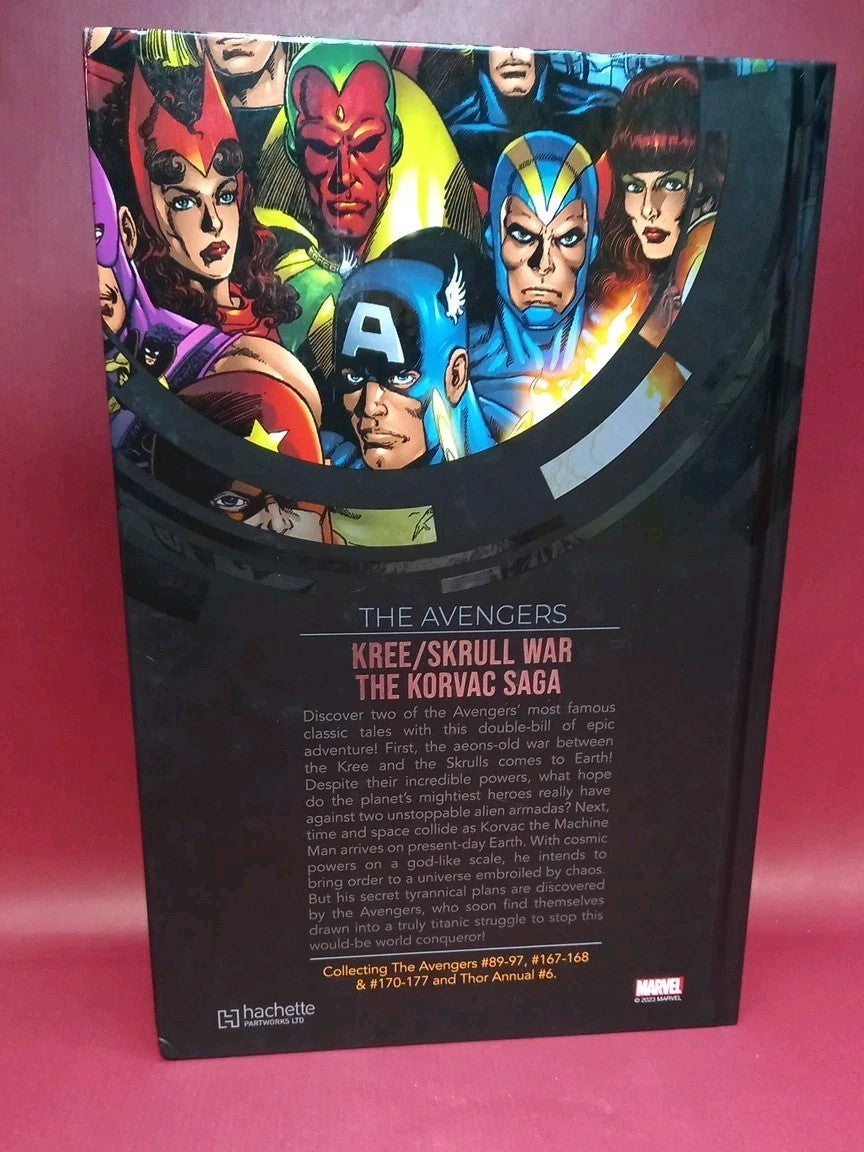 The Avengers Kree/Skull War, The Korvac Saga.  Marvel Legendary Hardcover